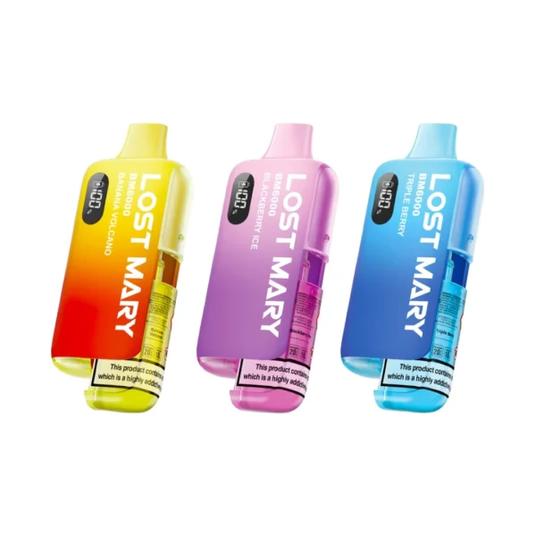20mg LOST MARY BM6000 Refillable Pod Kit - 6000 Puffs - Stoptober Special Offer