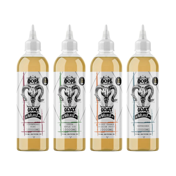 Dope Goat Deluxe 10,000 CBD + CBG E-liquid 250ml (70VG/30PG)