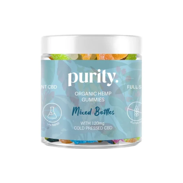 Second image of Purity 120mg Full-Spectrum CBD Vegan Gummies 150g