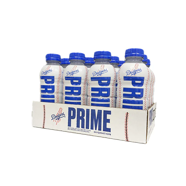 Second image of PRIME Hydration USA Dodgers Limited Edition Sports Drink 500ml - Past Best Before date