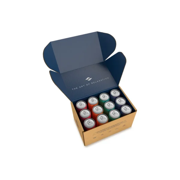 Second image of 12 x Goodrays 30mg CBD 4 Flavour 250ml Cans